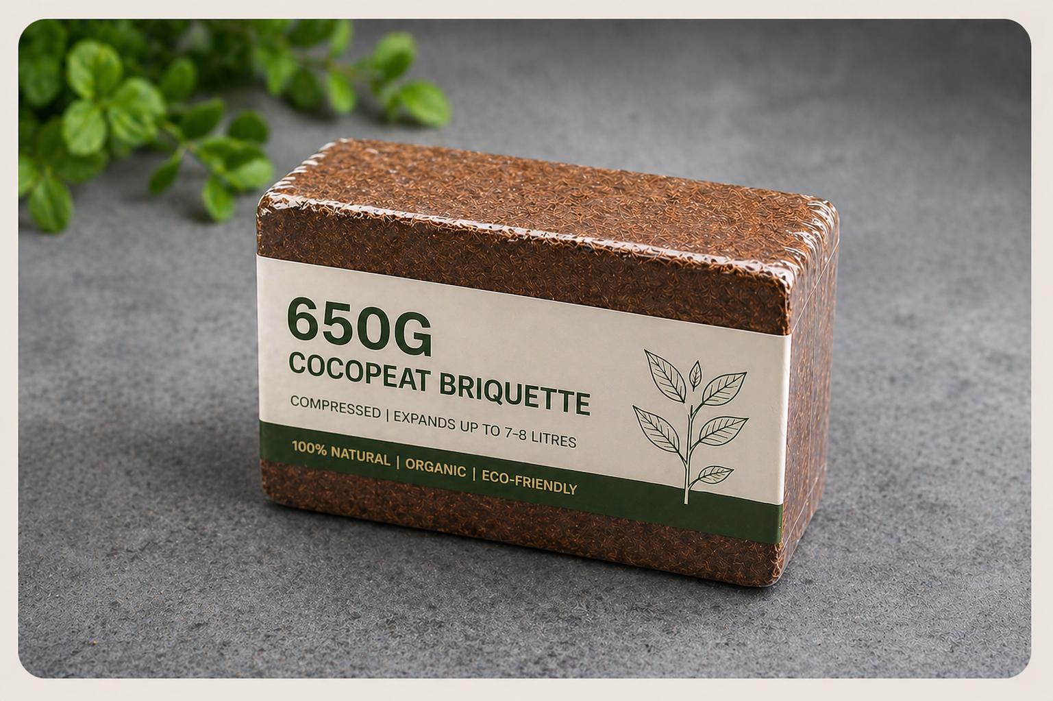 650G Cocopeat Briquettes